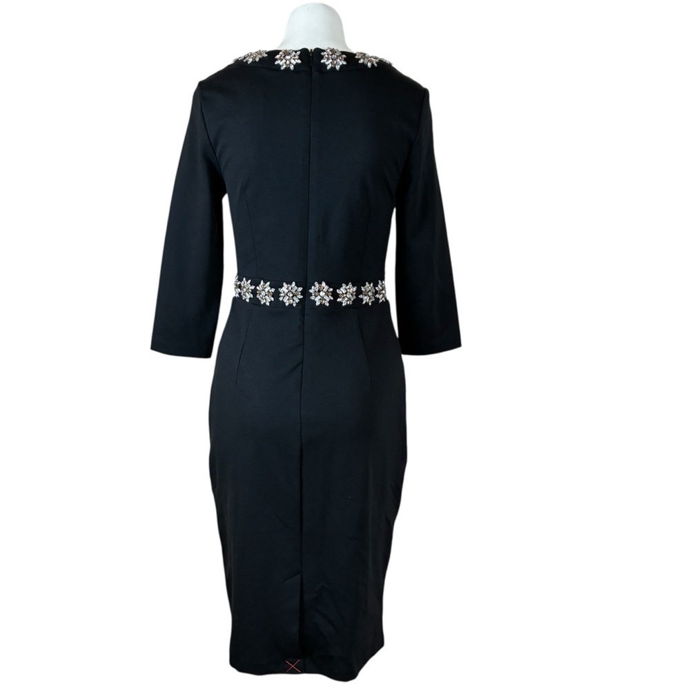 BODEN Matilda Crystal Embellished Black Dress- 6P - Picture 9 of 16